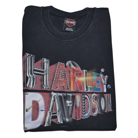 Harley Davidson Men’s Tank Top Size XL (Fits M) Vintage 2001 Rare Big Twin Aruba - Picture 9 of 11